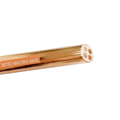 BTTZ kabel za željezničku elektranu niskonaponski vatrootporan kruti mineralno izoliran bakreni vodič XLPE